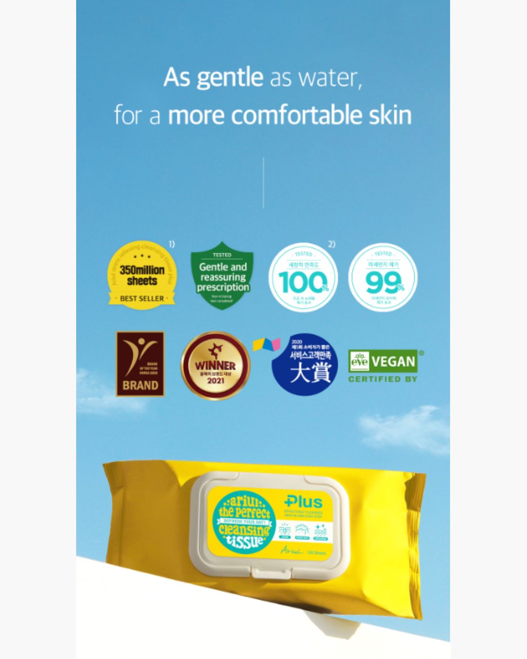 [PROMO] Ariul The Perfect Cleansing Tissue Plus (20EA/100EA)