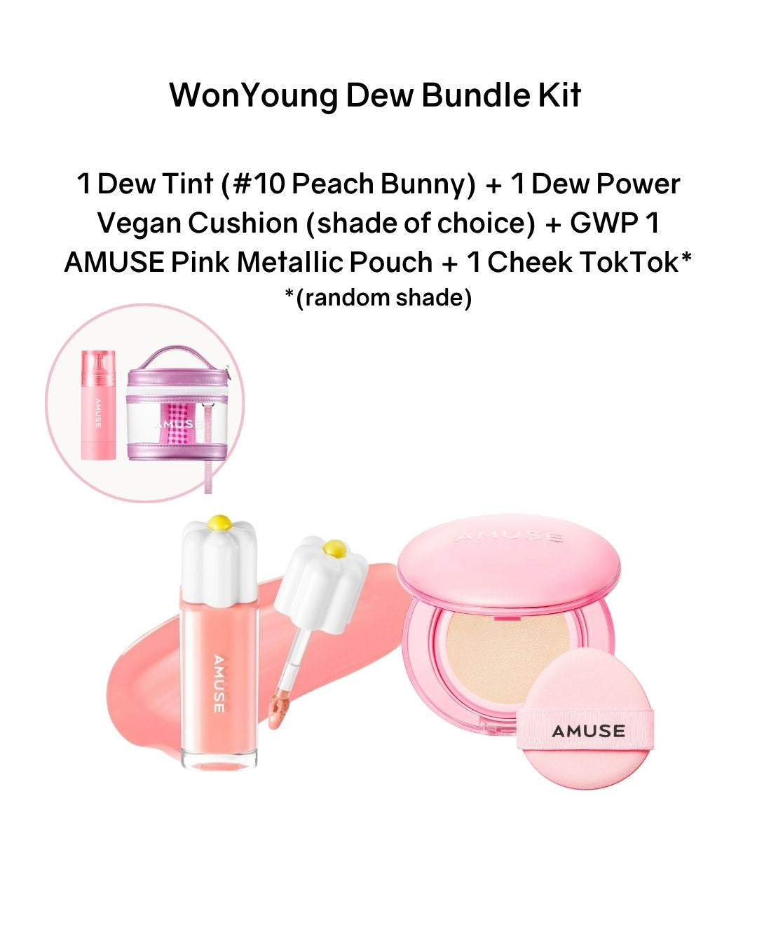 [PROMO] AMUSE WonYoung Dew Bundle Kit (Cushion+Tint)