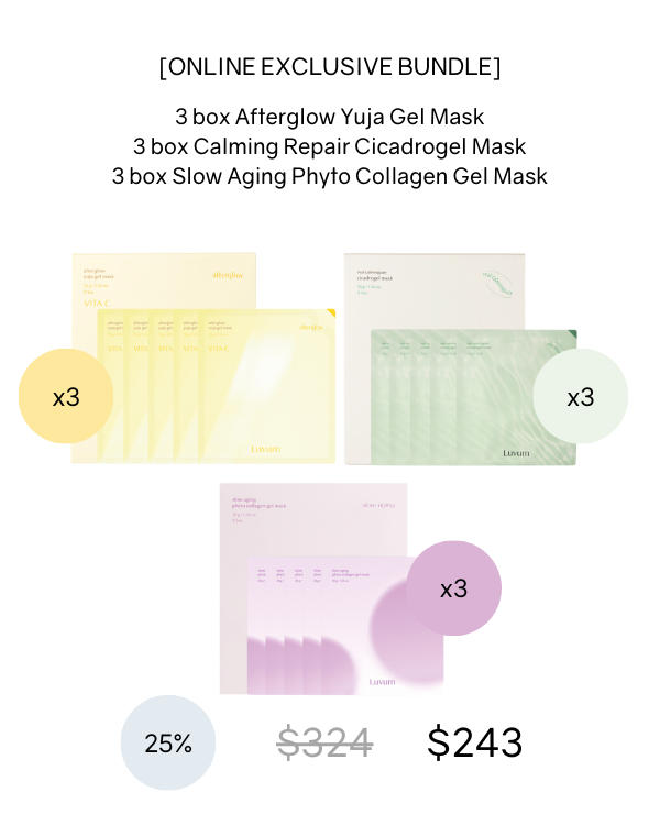 [Online Exclusive] Luvum Gel Mask Trio