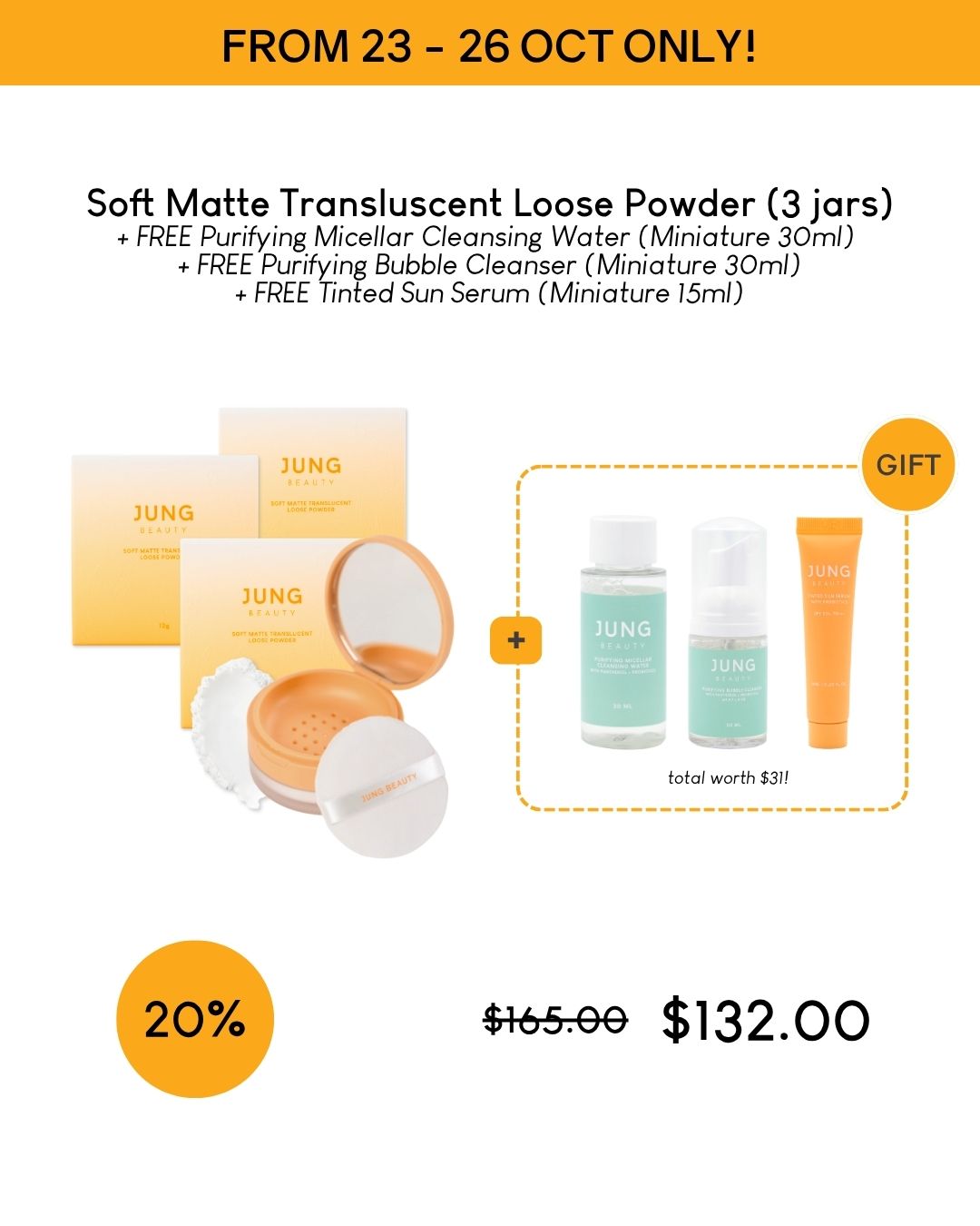 [PROMO] Jung Beauty Soft Matte Translucent Loose Powder