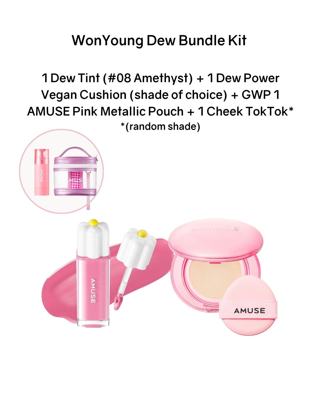 [PROMO] AMUSE WonYoung Dew Bundle Kit (Cushion+Tint)