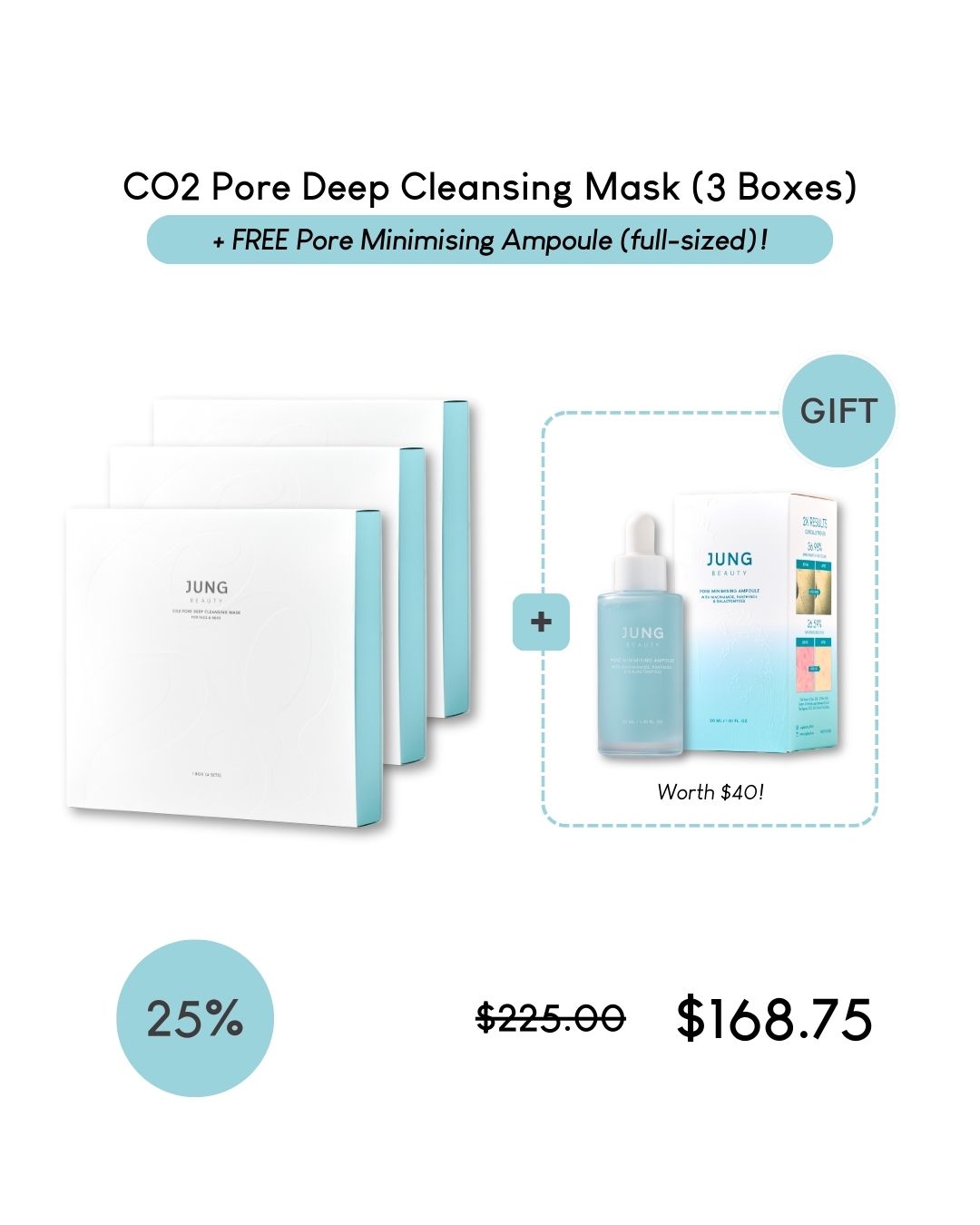 [PROMO] Jung Beauty CO2 Pore Deep Cleansing Mask For Face & Neck