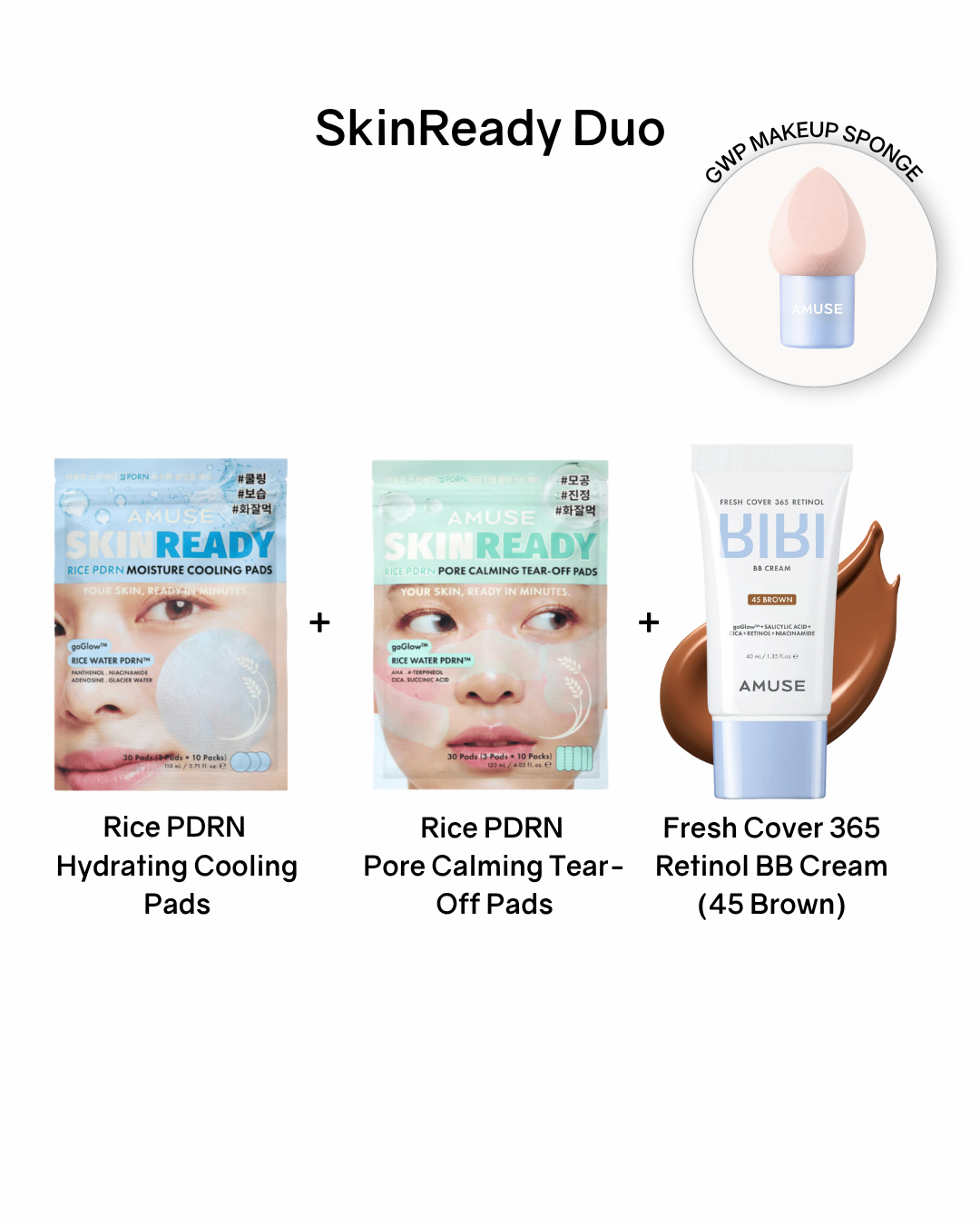 [PREORDER] AMUSE SkinReady Duo (Dispatch Dates: 26-30 Oct)