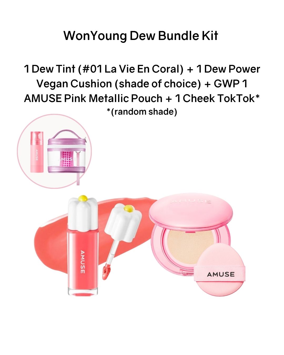 [PROMO] AMUSE WonYoung Dew Bundle Kit (Cushion+Tint)