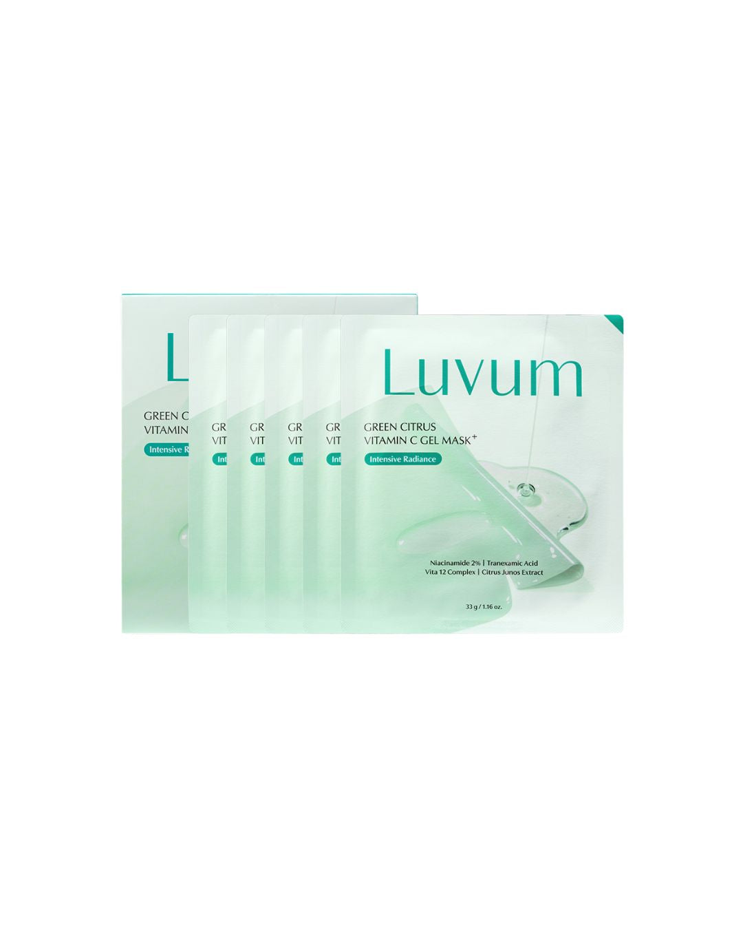 Luvum Green Citrus Vitamin C Gel Mask+
