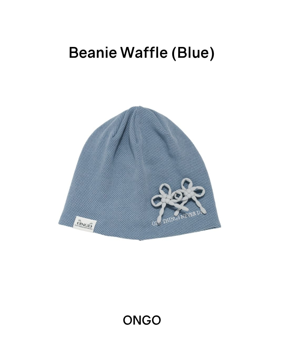 [PREORDER] ONGO Beanie Waffle (Dispatch Date: 17-21 Aug)