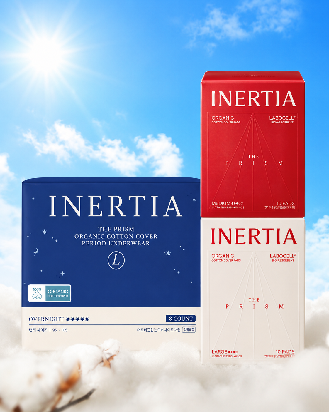 [PROMO] INERTIA The Prism Organic Cotton Pads/ Pantyliners/ Underwear