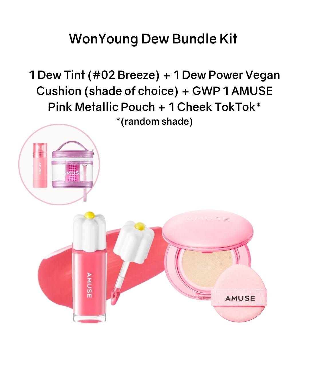 [PROMO] AMUSE WonYoung Dew Bundle Kit (Cushion+Tint)