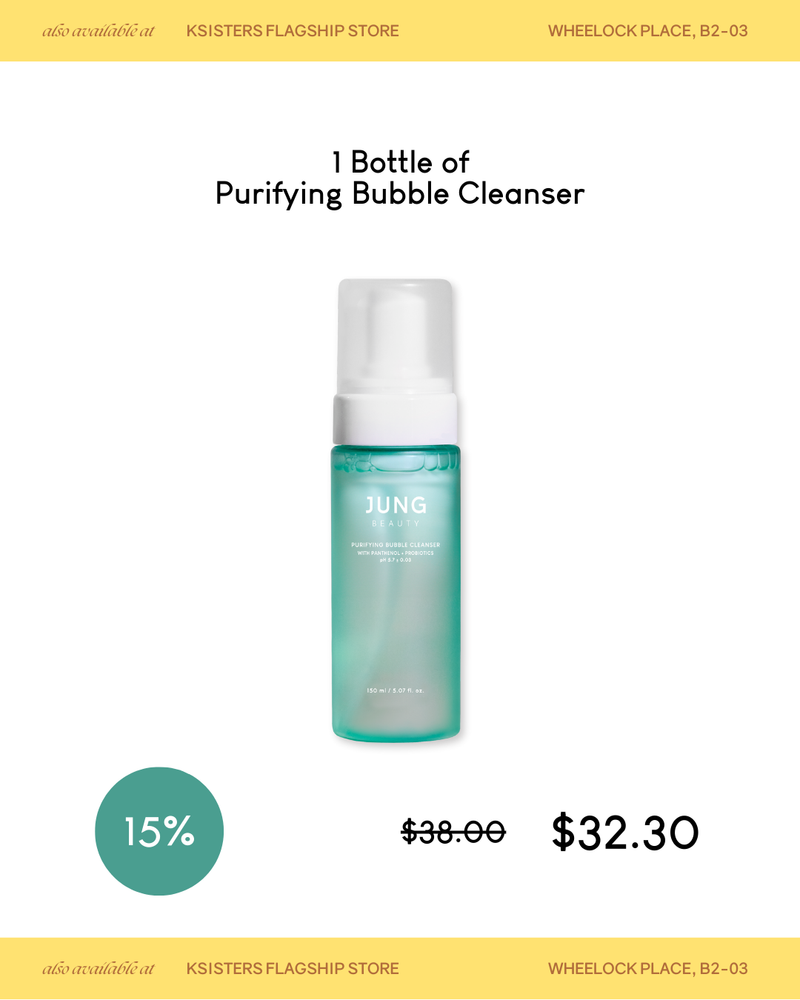 [PROMO] Jung Beauty Purifying Bubble Cleanser with Panthenol + Probiotics