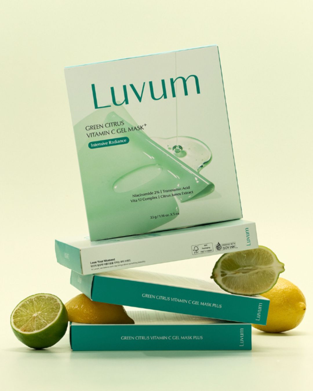 Luvum Green Citrus Vitamin C Gel Mask+