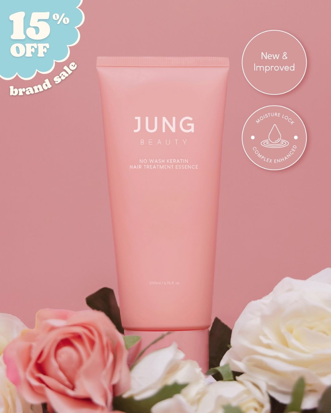 [PROMO] Jung Beauty No Wash Keratin Hair Treatment Essence