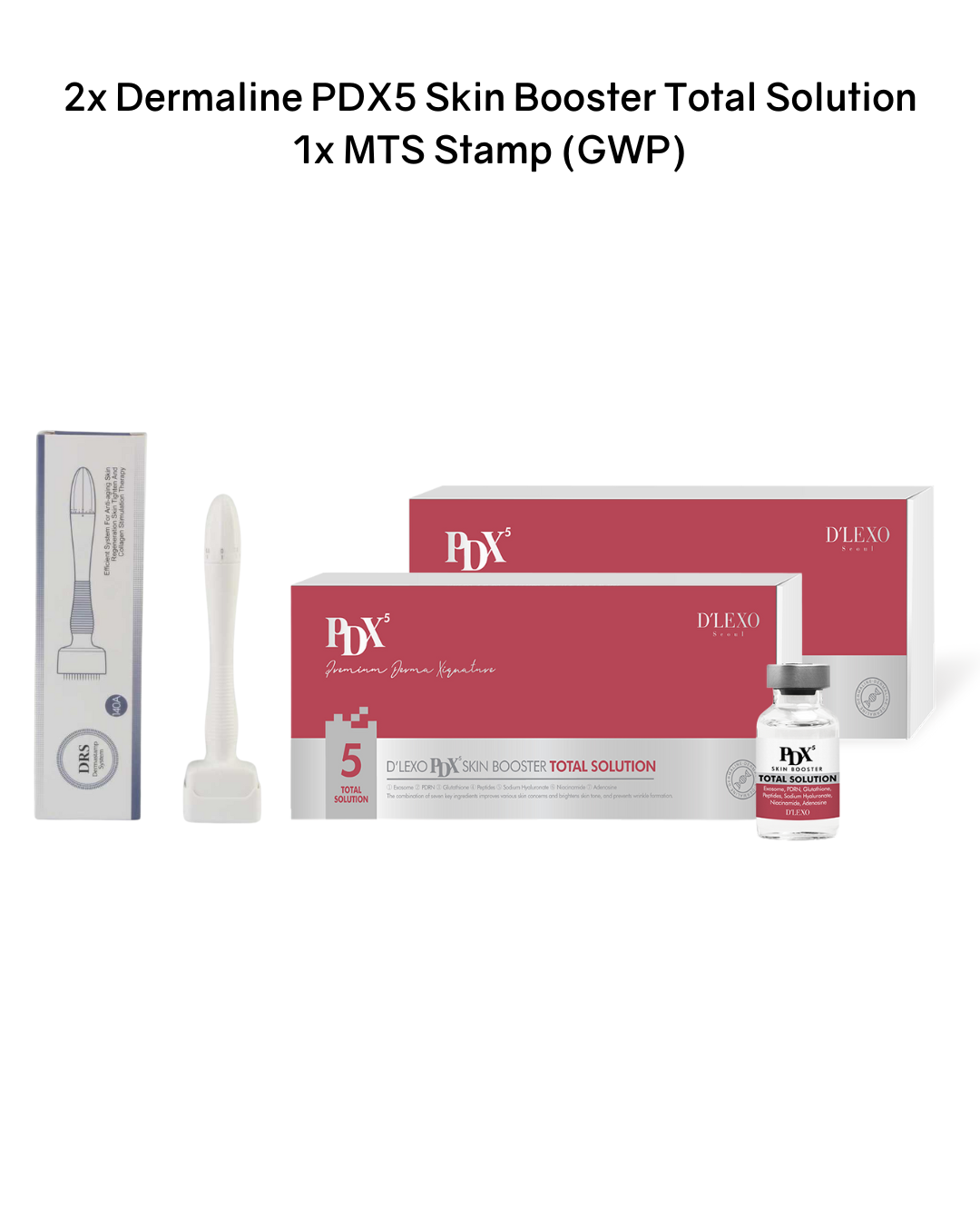 [PROMO] Dermaline PDX5 Skin Booster Total Solution & MTS Stamp
