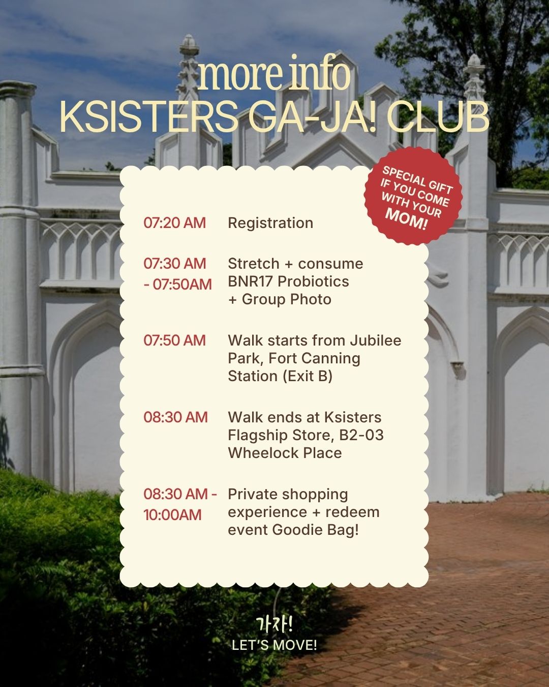 [SIGN UP] Ksisters GA-JA! CLUB (Community Walk)