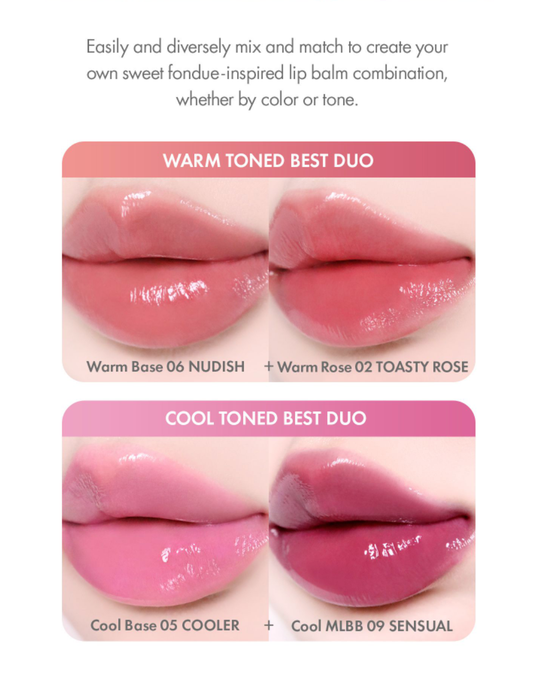 AMUSE Fondue Balm (10 Colours)