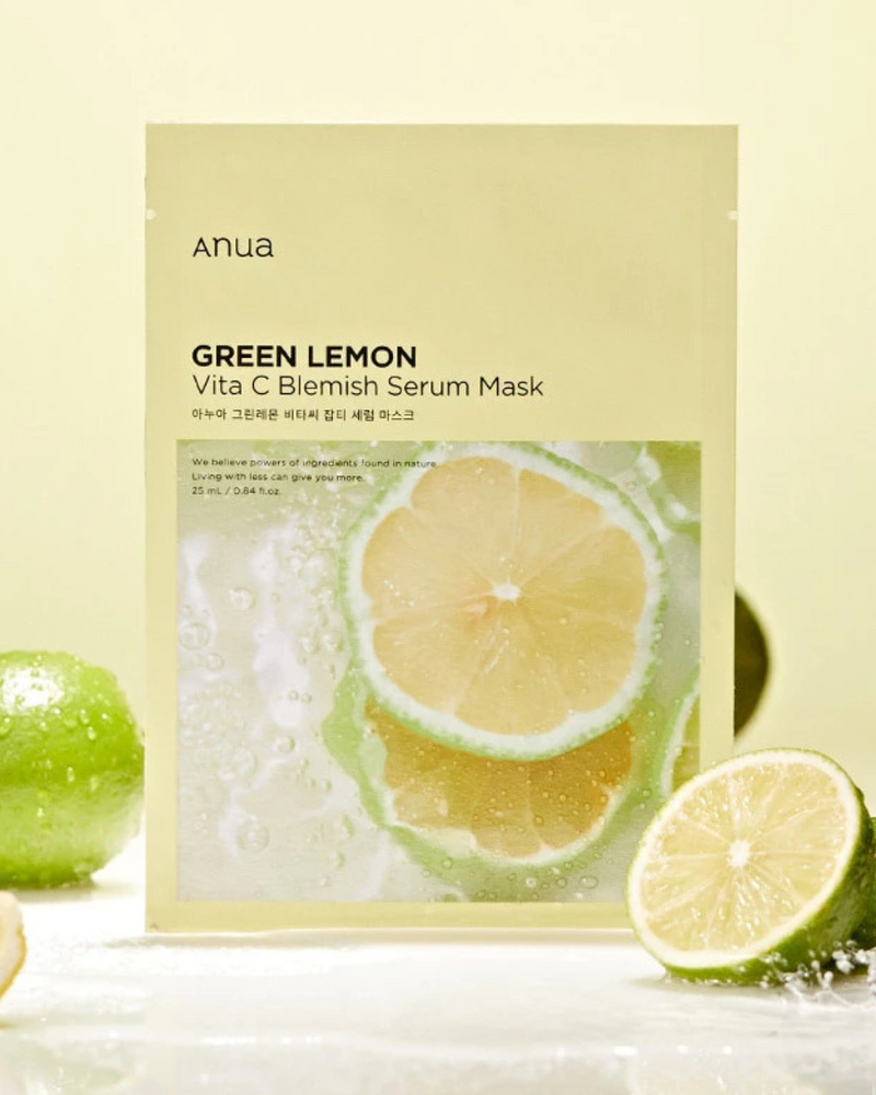 ANUA Green Lemon Vita C Blemish Serum Mask 25ml (10PCS)