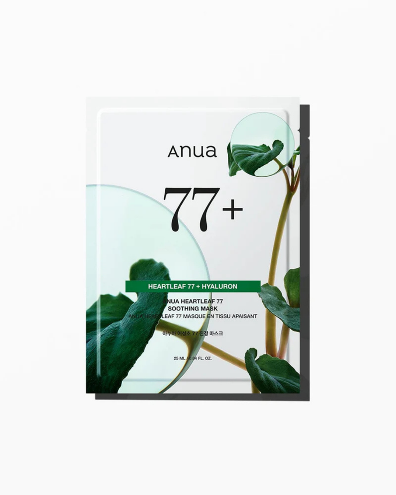 ANUA Heartleaf 77% Soothing Sheet Mask 25ml (10PCS)