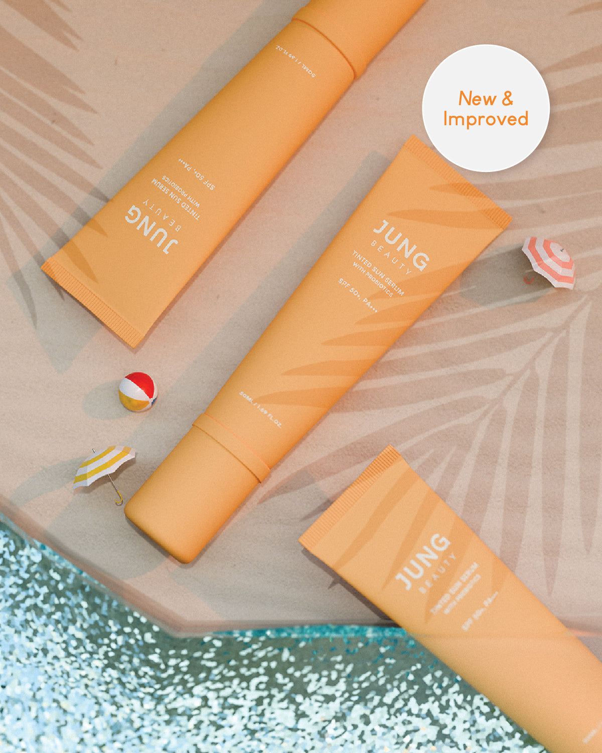 Jung Beauty Tinted Sun Serum with Probiotics SPF 50+ PA+++