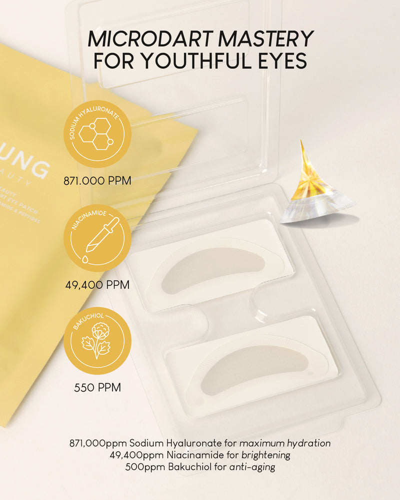 [PROMO] Jung Beauty Firming Microdart Eye Patch with Bakuchiol, Niacinamide and Peptides