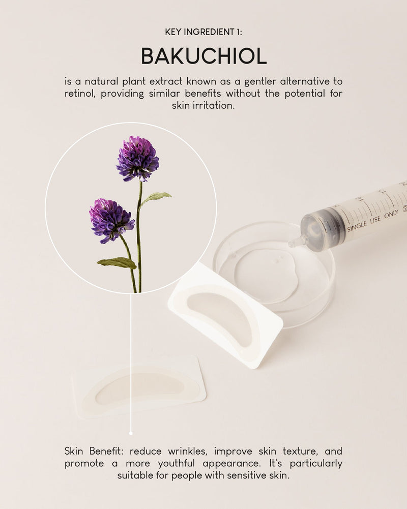 Jung Beauty Firming Microdart Eye Patch with Bakuchiol, Niacinamide and Peptides