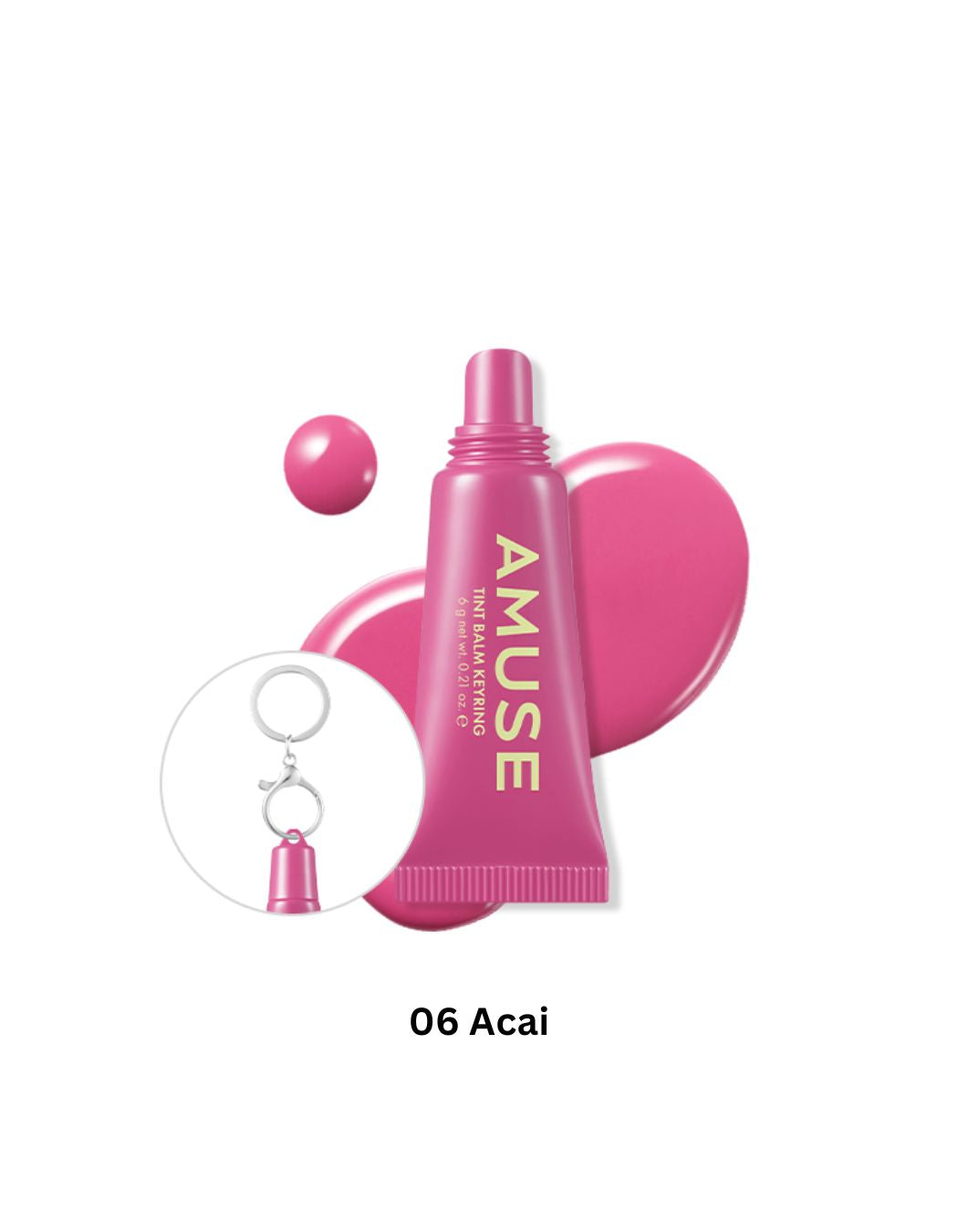 [PROMO] AMUSE Care/Tint Balm Keyring (5 Shades)