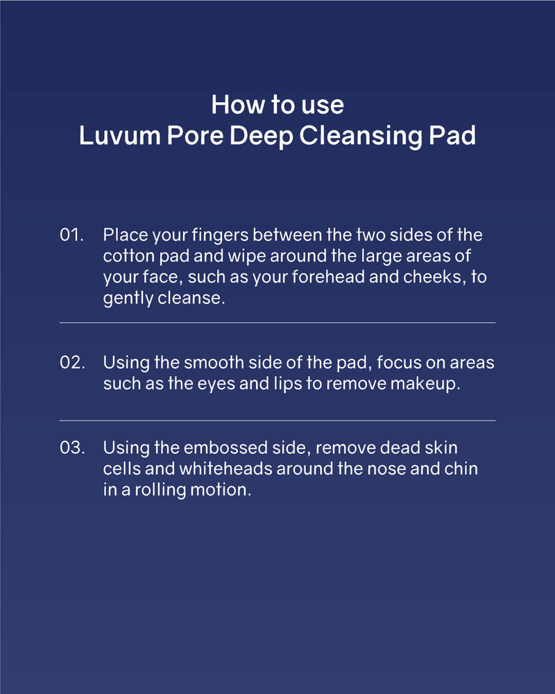 Luvum Pore Deep Cleansing Pad