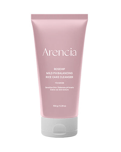 Arencia Rosehip Mild PH Balancing Rice Cake Cleanser (150g)