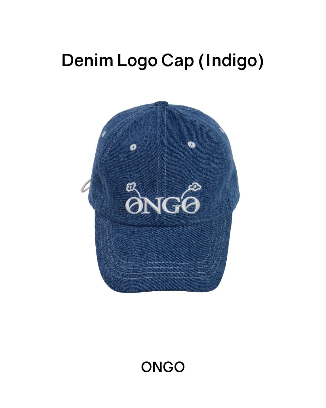 [PREORDER] ONGO Denim Logo Cap (Dispatch Date: 17-21 Aug)