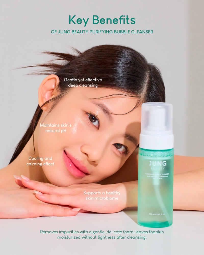 Jung Beauty Purifying Bubble Cleanser with Panthenol + Probiotics