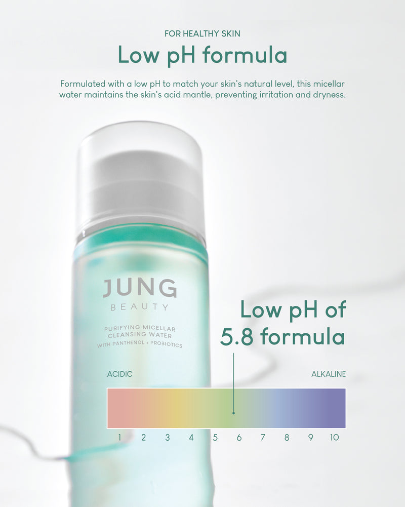 Jung Beauty Purifying Micellar Cleansing Water with Panthenol + Probiotics