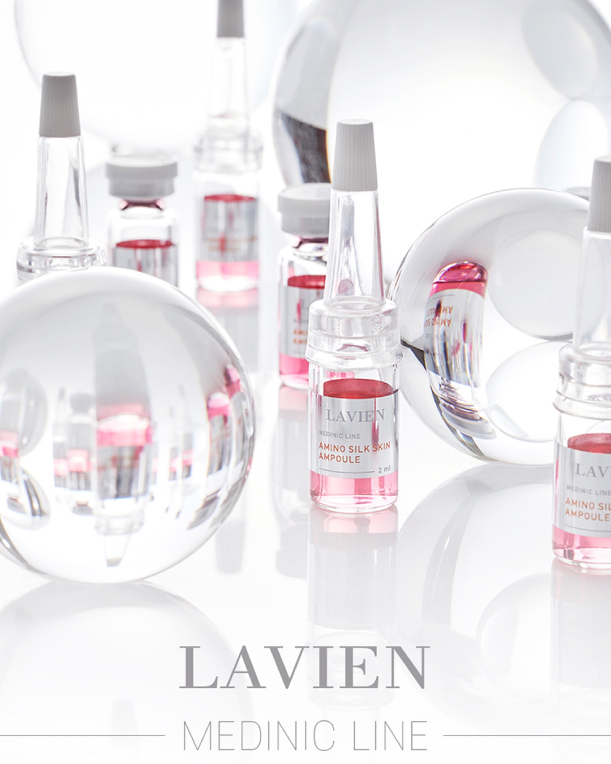 Lavien Amino Silk Skin Ampoule (Pink)