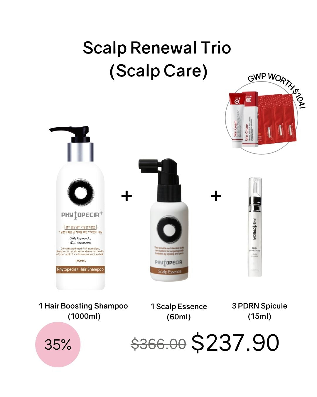 [PROMO] Phytopecia+ Hair Boosting Shampoo / Hair Tonic / Scalp Essence / PDRN Scalp Ampoule