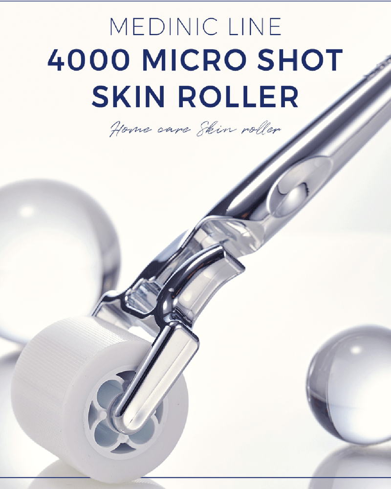 Lavien Carni Double Effect Ampoule (Blue) / 4000 Micro Shot Skin Roller