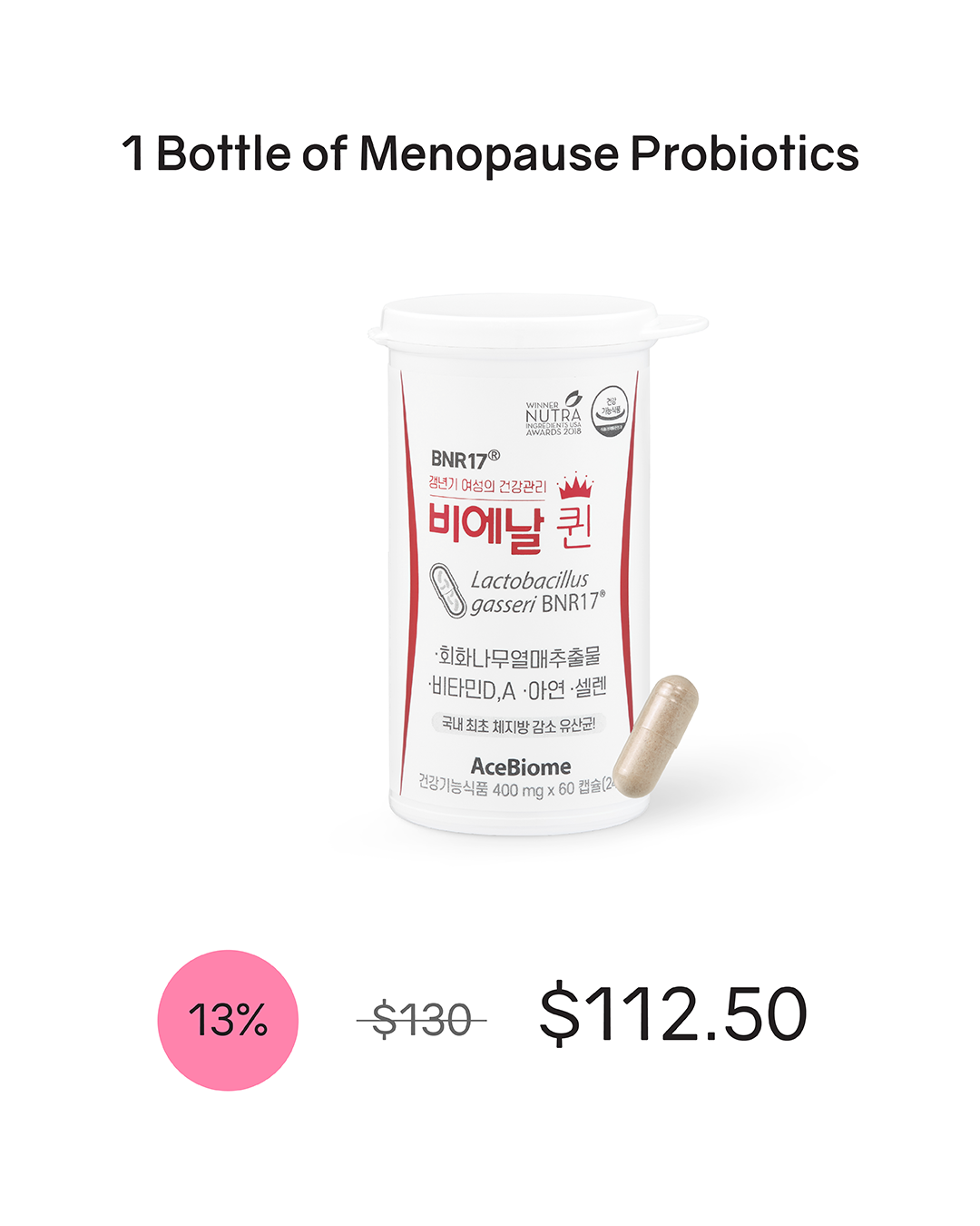 [PROMO] BNR Queen Probiotics for Menopausal Relief