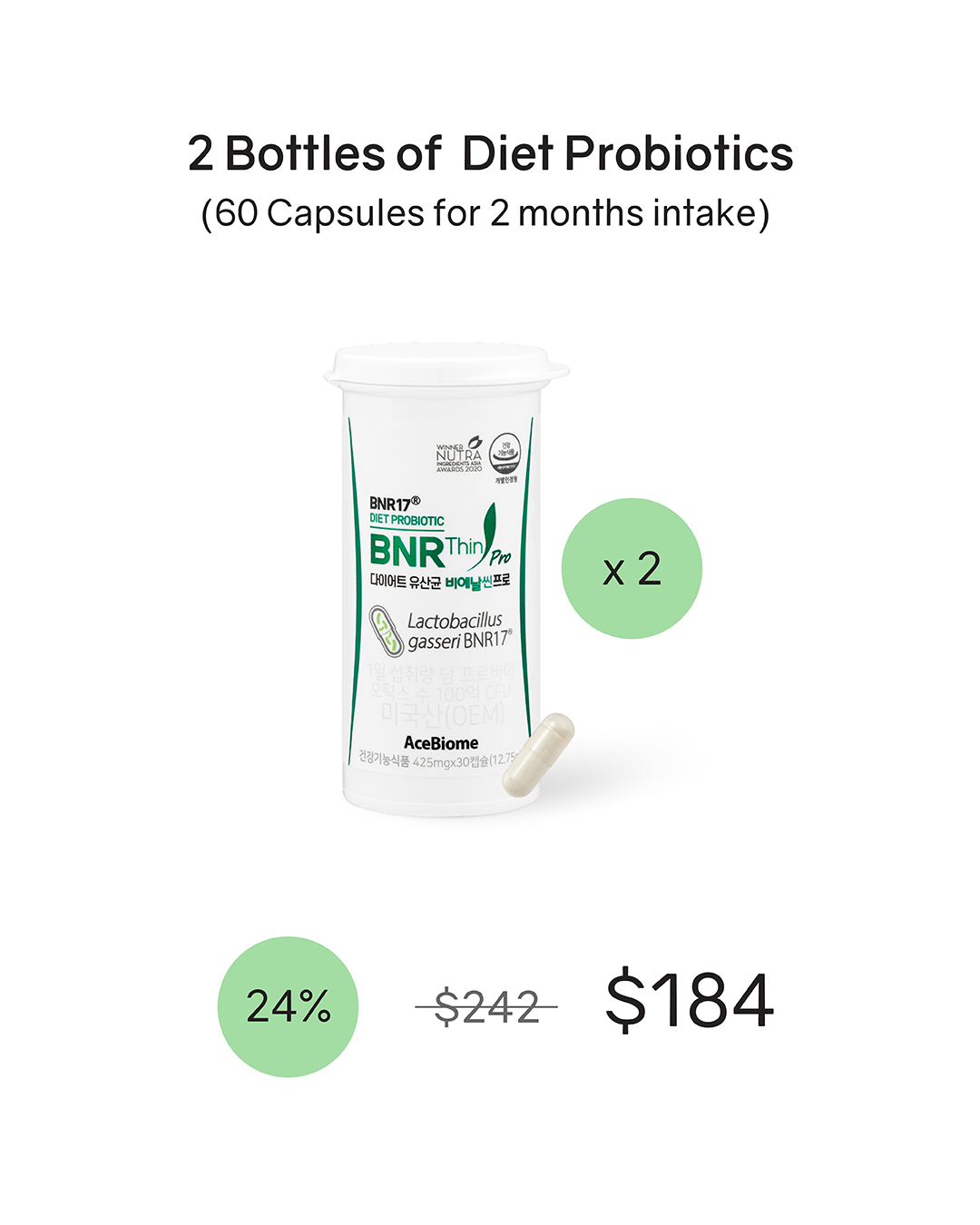 [PROMO] BNR17 Diet Probiotics BNRThin Pro
