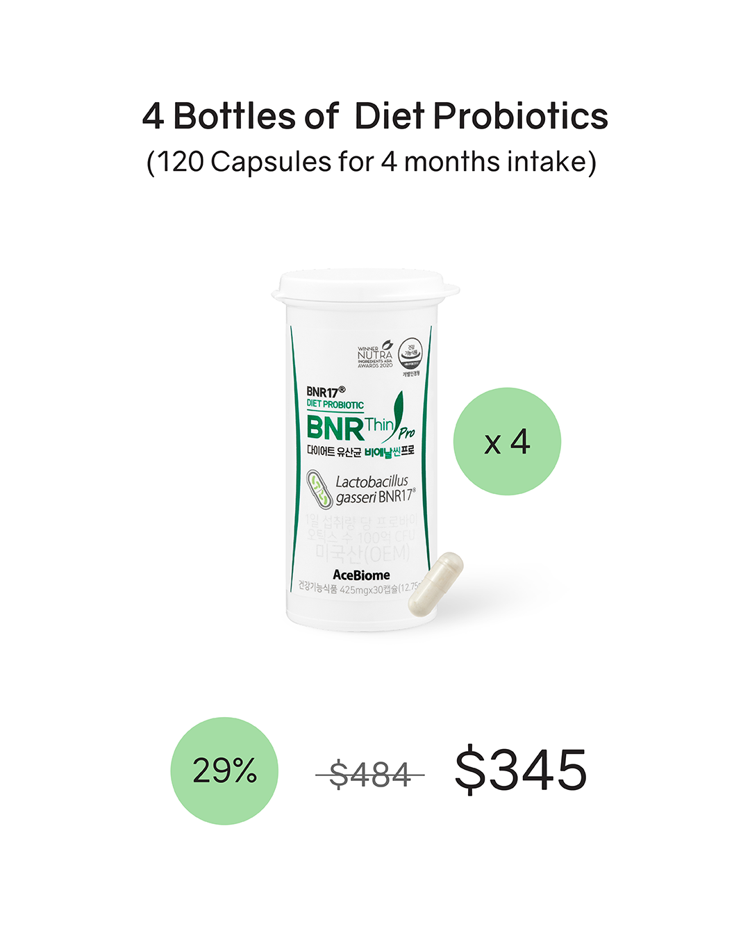 [PROMO] BNR17 Diet Probiotics BNRThin Pro
