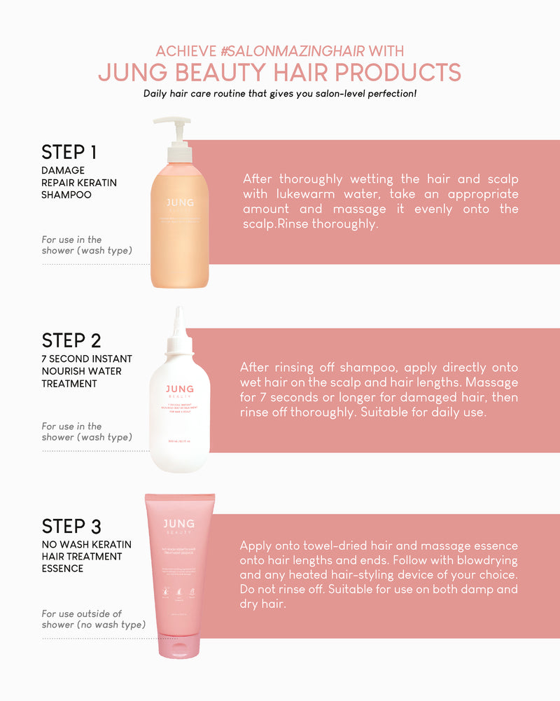 [PROMO] Jung Beauty No Wash Keratin Hair Treatment Essence