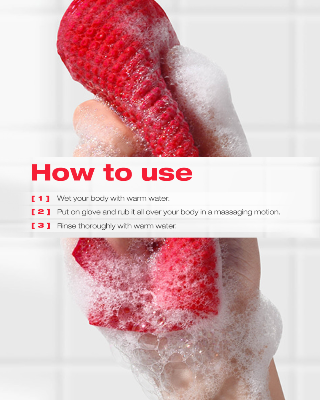 [PROMO] laundryou Soft Body Red Glove Clean (5EA)