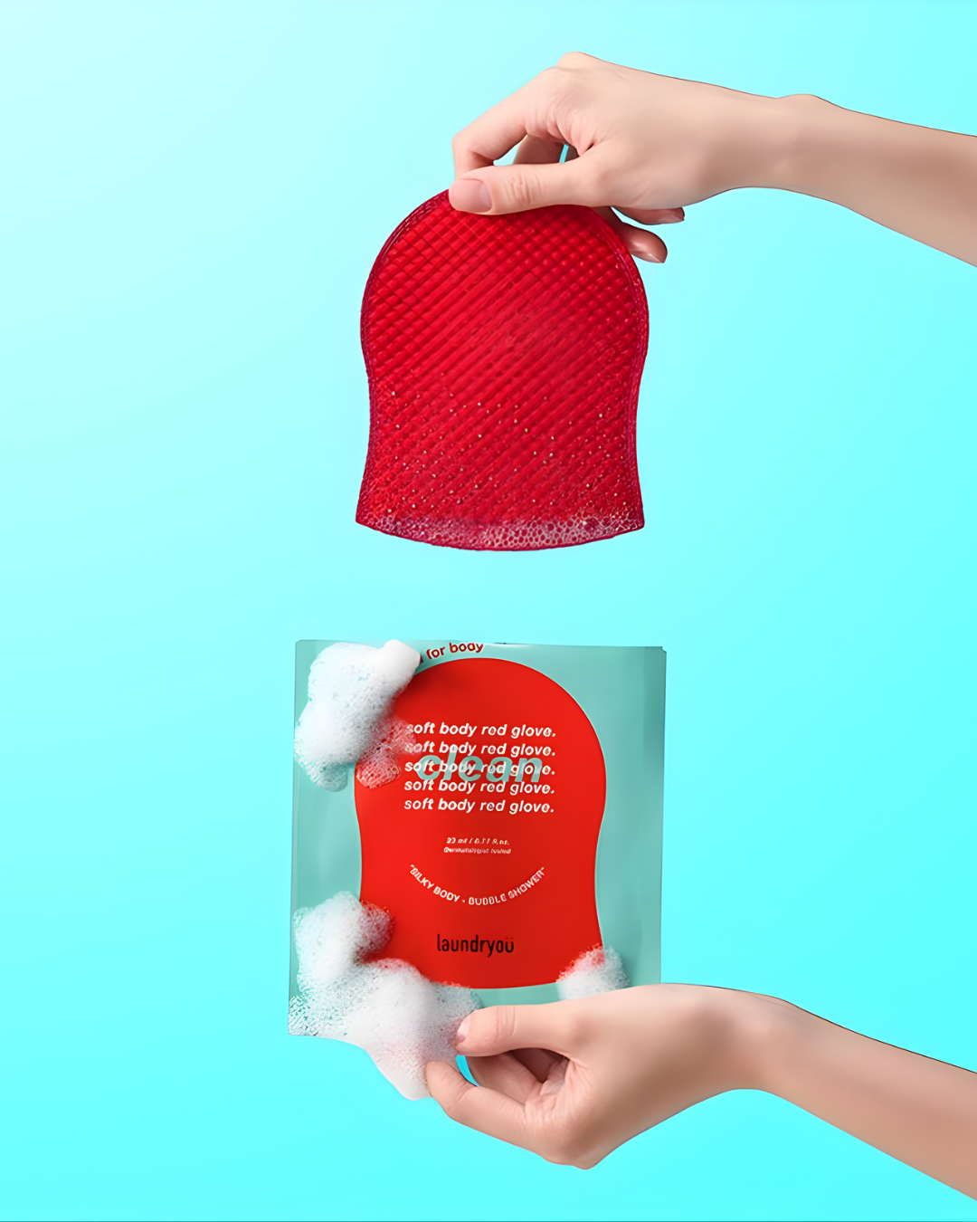 [PROMO] laundryou Soft Body Red Glove Clean (5EA)