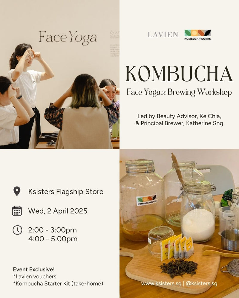 Kombu Biome Face Yoga & Kombucha Brewing Workshop (NEW!)