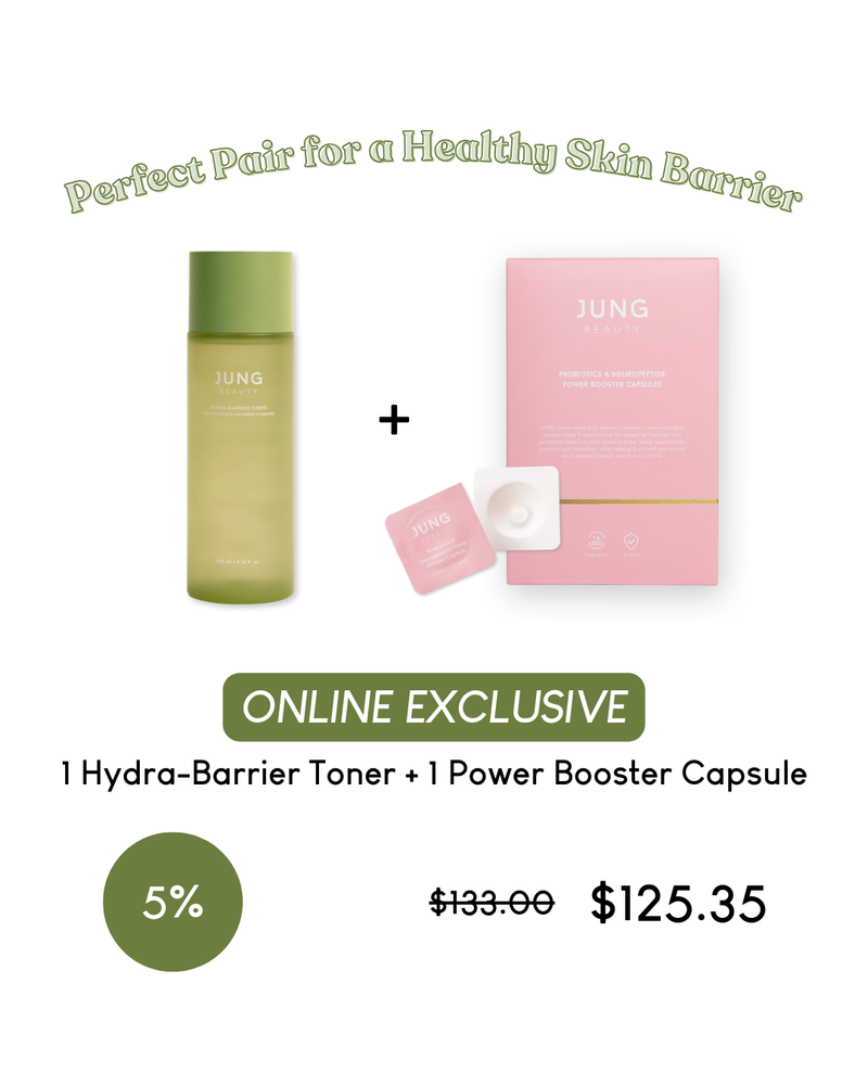 Jung Beauty Hydra-Barrier Toner with Probiotics, Panthenol, and Ginseng