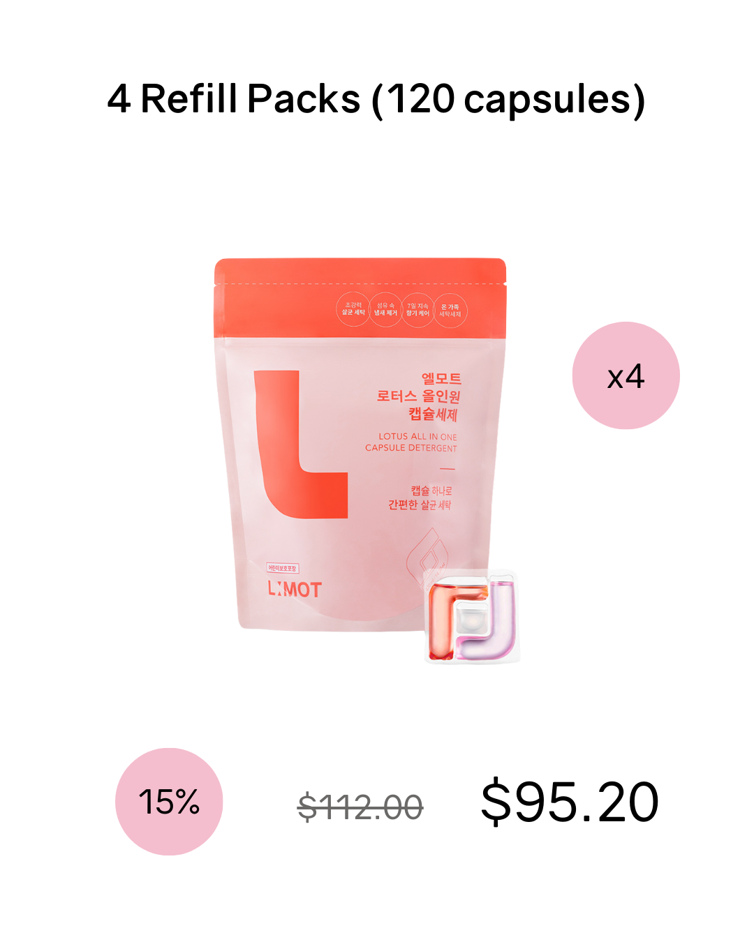 [PROMO] L:MOT Lotus All-in-One Capsule Detergent - NEW!