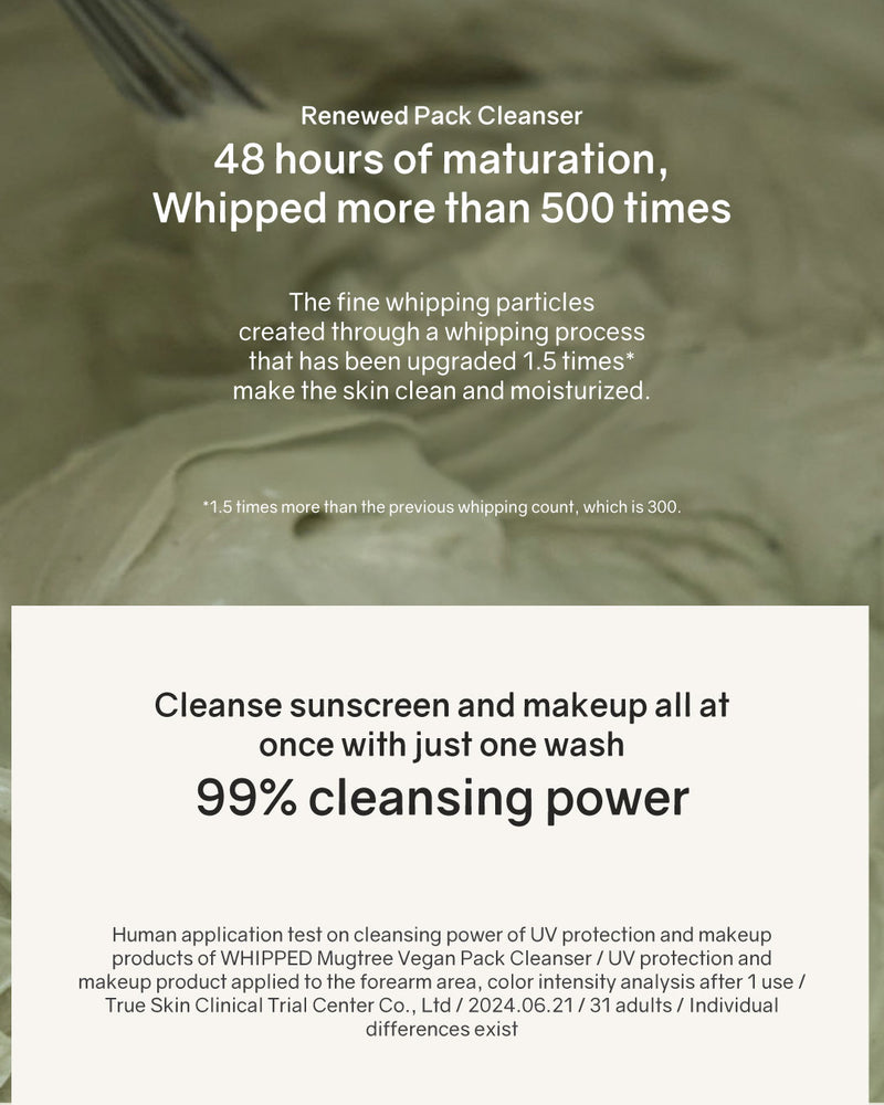 WHIPPED Vegan Pack Cleanser (130g)