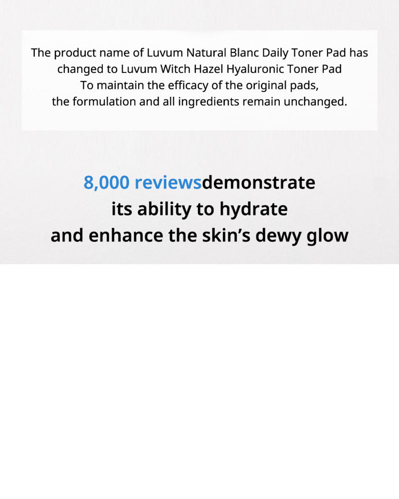 Luvum Witch Hazel Toner Pad