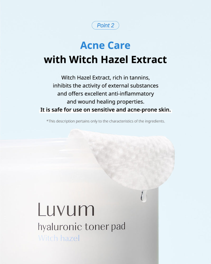 Luvum Witch Hazel Toner Pad