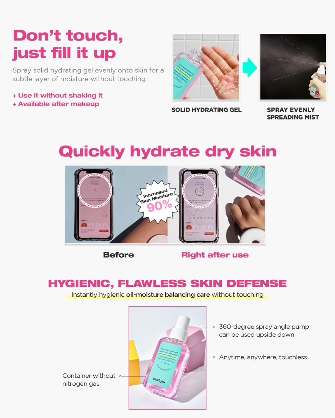 [PROMO] laundryou Clean Face Solid Mist Calming (100g)