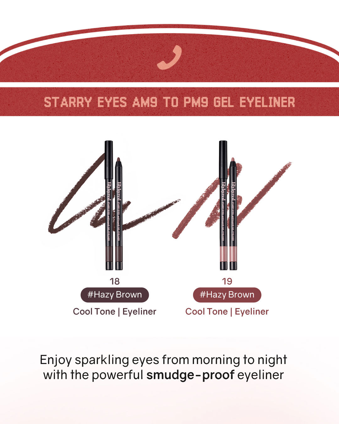 lilybyred Starry Eyes Am9 to Pm9 Gel Eyeliner (9 colours)