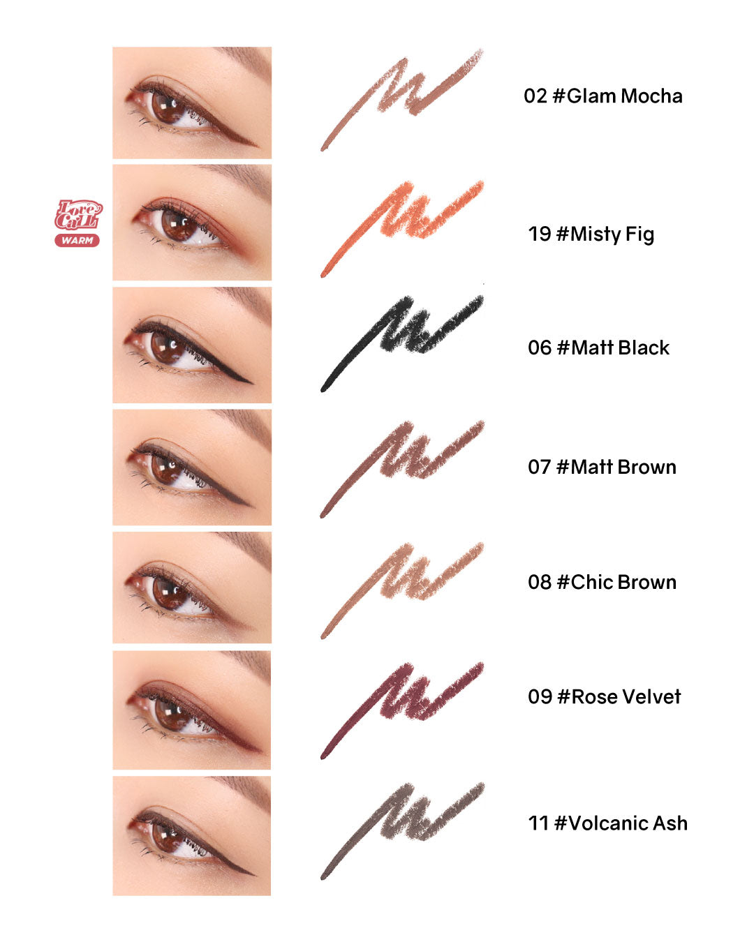 lilybyred Starry Eyes Am9 to Pm9 Gel Eyeliner (9 colours)