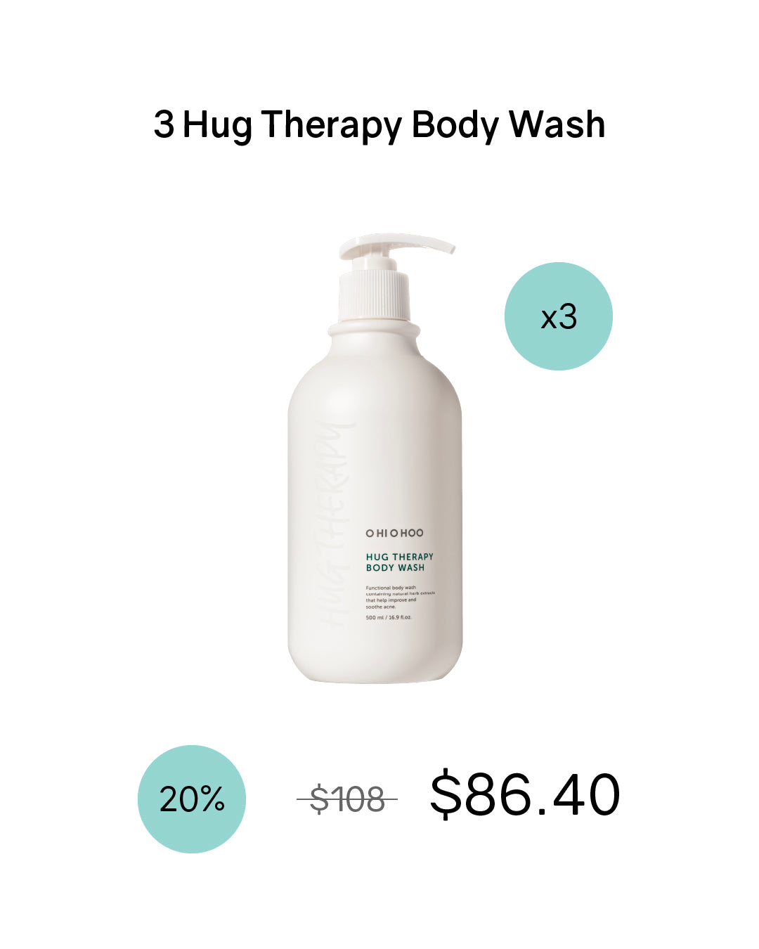[PROMO] OHIOHOO Hug Therapy Body Wash