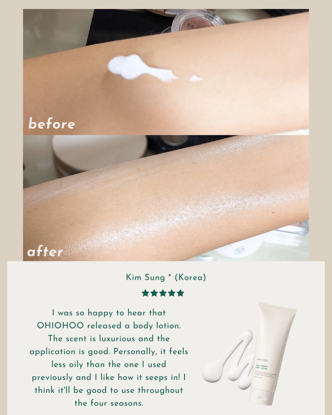 [PROMO] OHIOHOO Hug Therapy Body Lotion