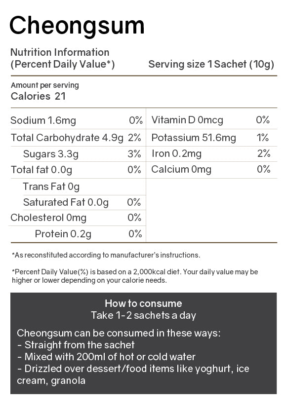 [PROMO] Cheongsum Fermented Pear & Bellflower Root Concentrate